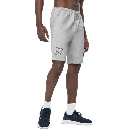 Men's Leao Valentine Grey Fleece Shorts