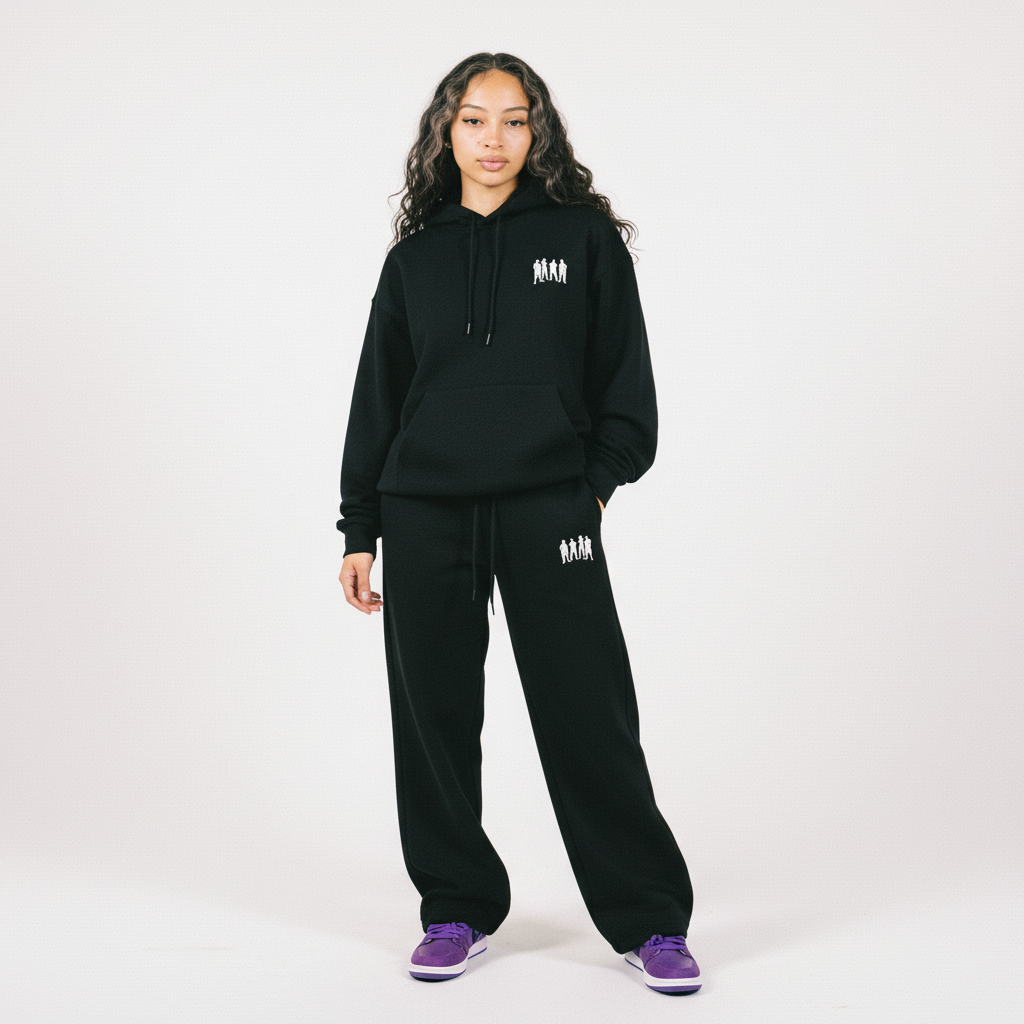 Womans Boxy Cinched Hem Hoodie