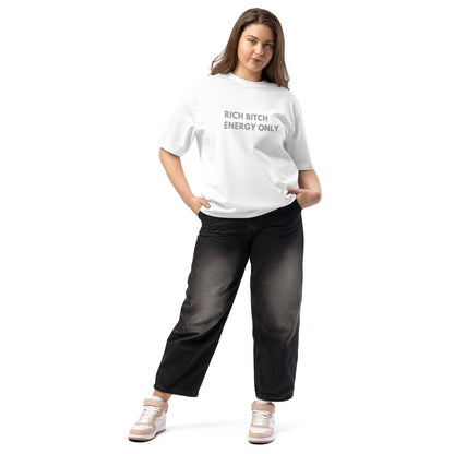 Womans Oversized Rich Energy Heavyweight T-Shirt