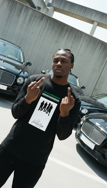 Mens Aura Line  Long-Sleeve T-Shirt