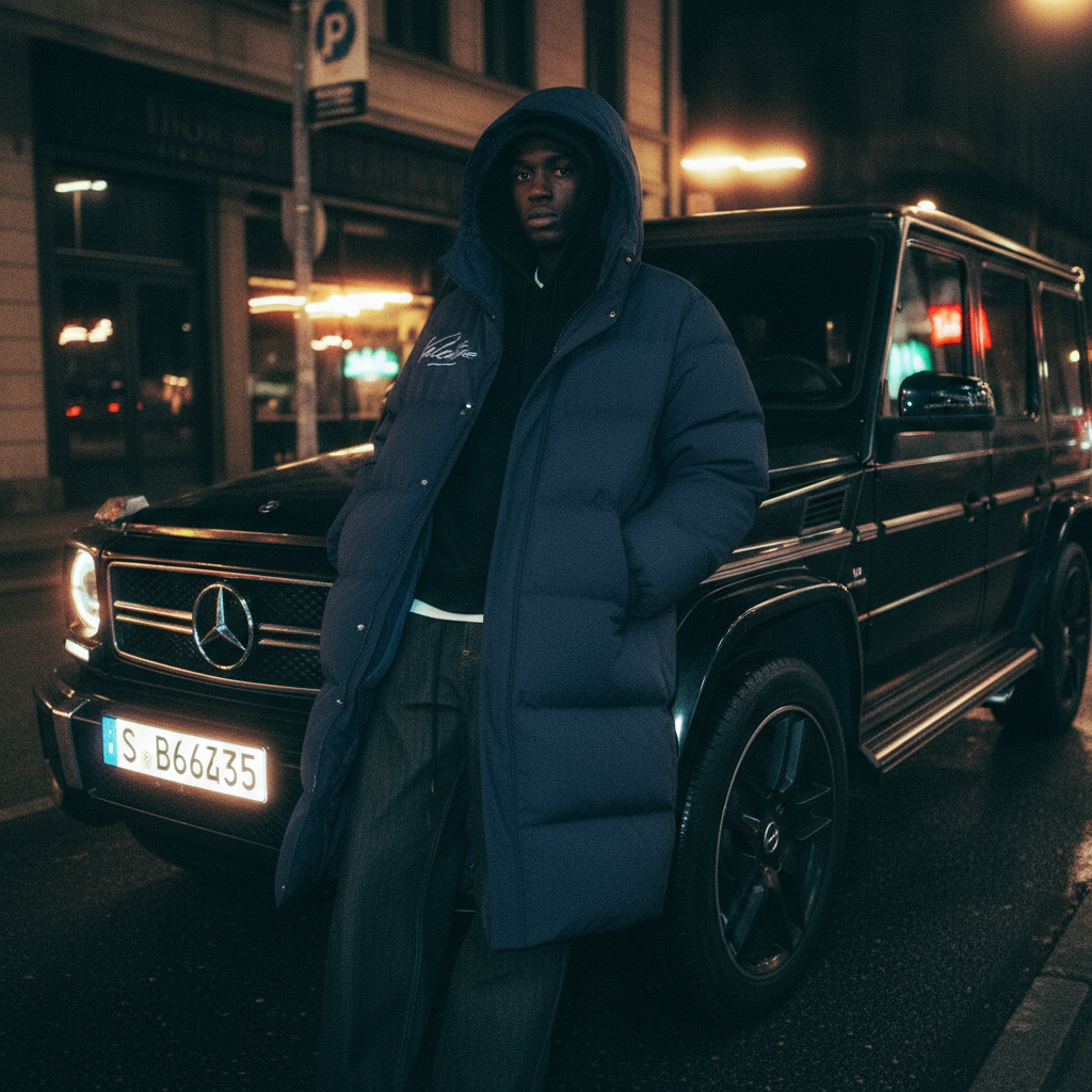 Mens Valentine Signed Navy Longliner