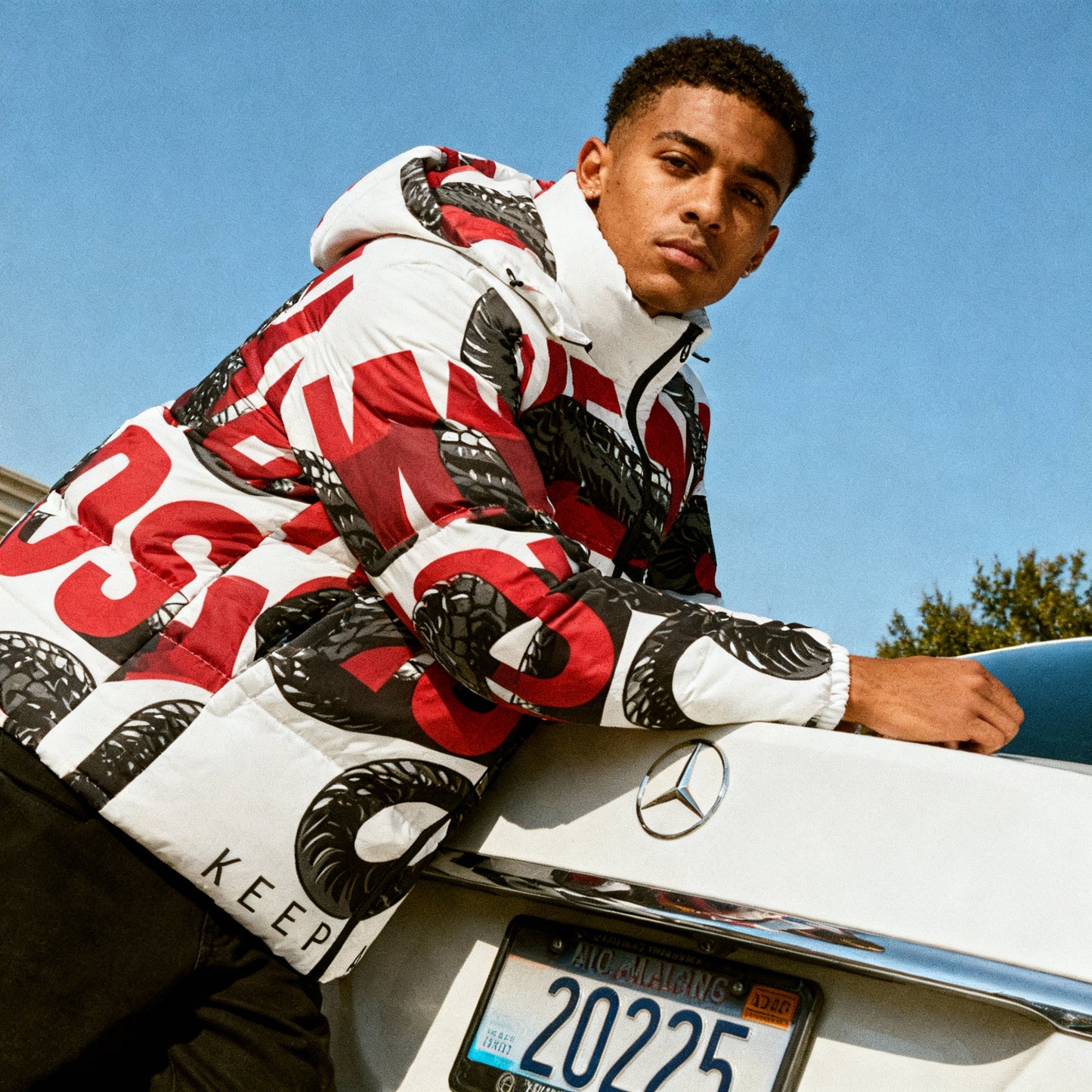 Mens Red Kundalini Snake Jacket