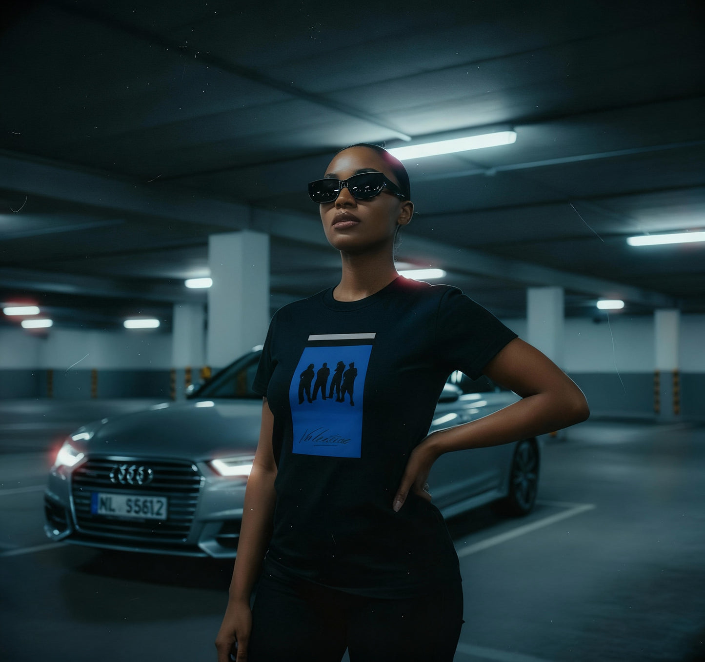 Valentine Aura Line Heavyweight  T-Shirt