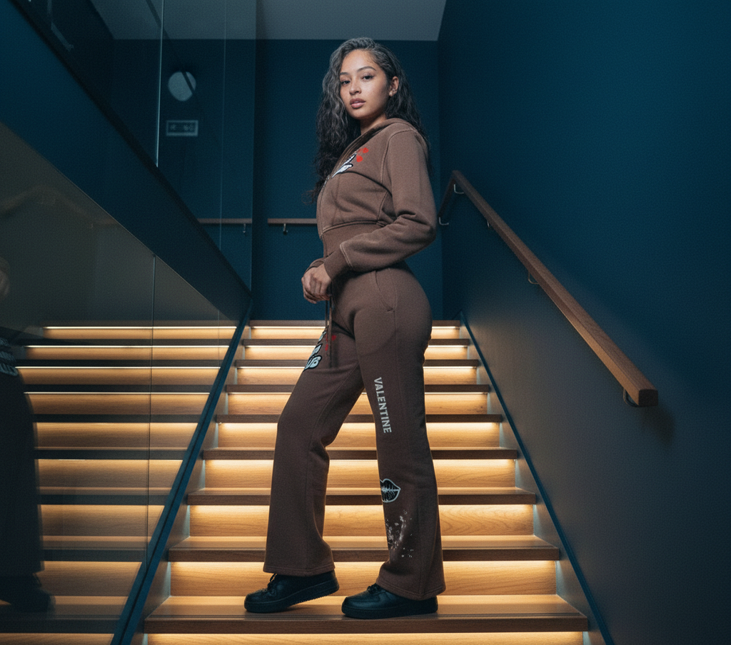 Big Mama Cropped Fleece Hoodie