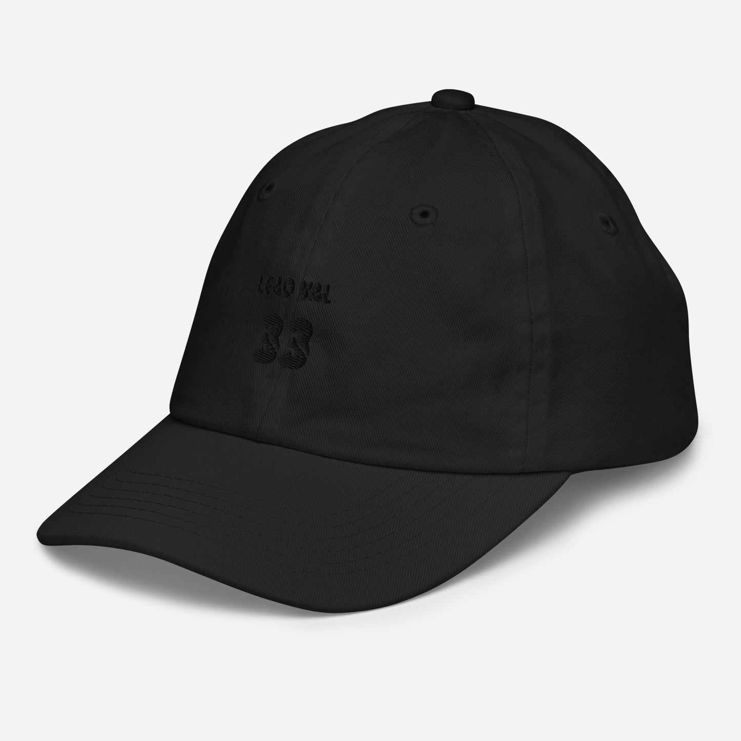 Kids Triple Black Baseball Cap
