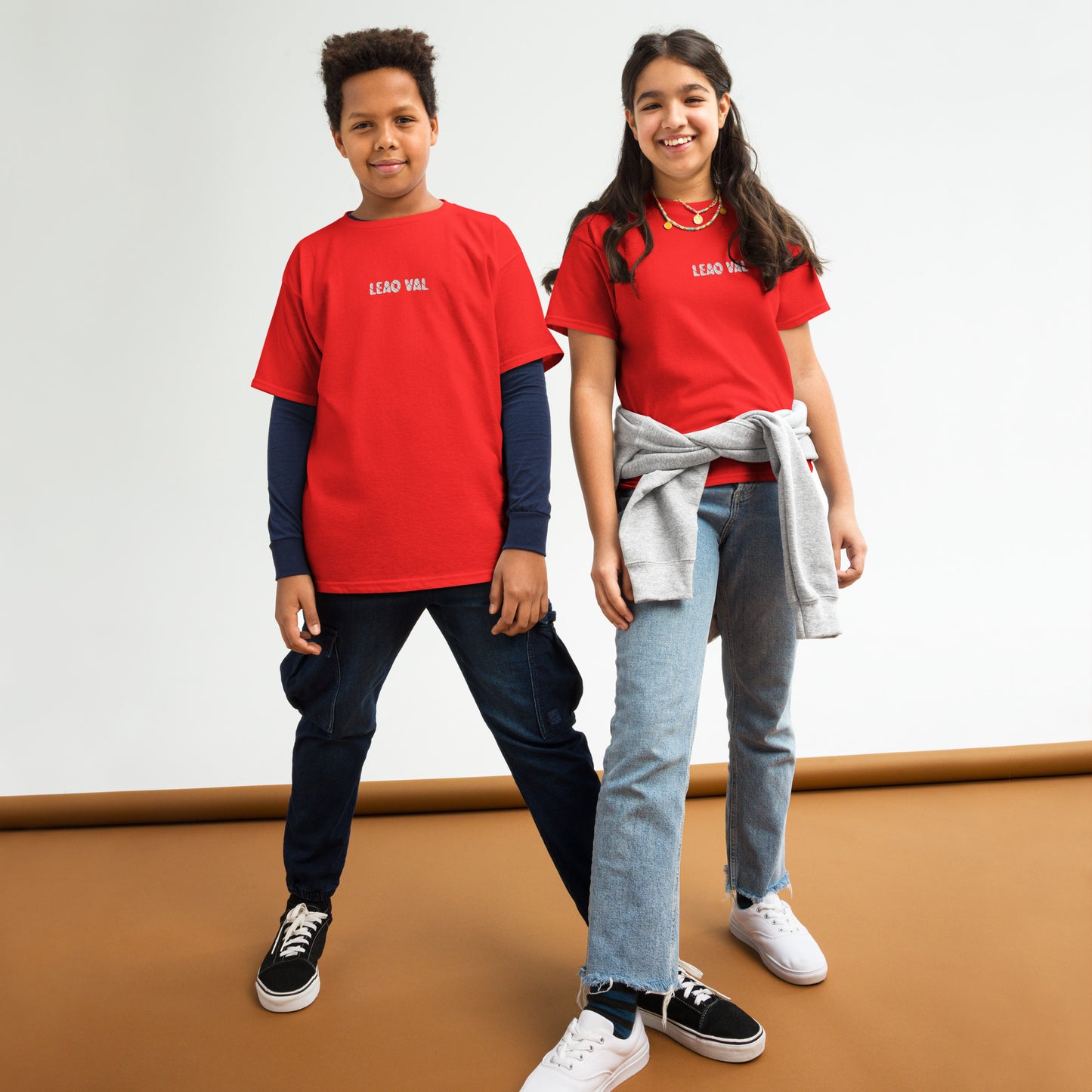 Kids Embroidery Leao Val Tshirt