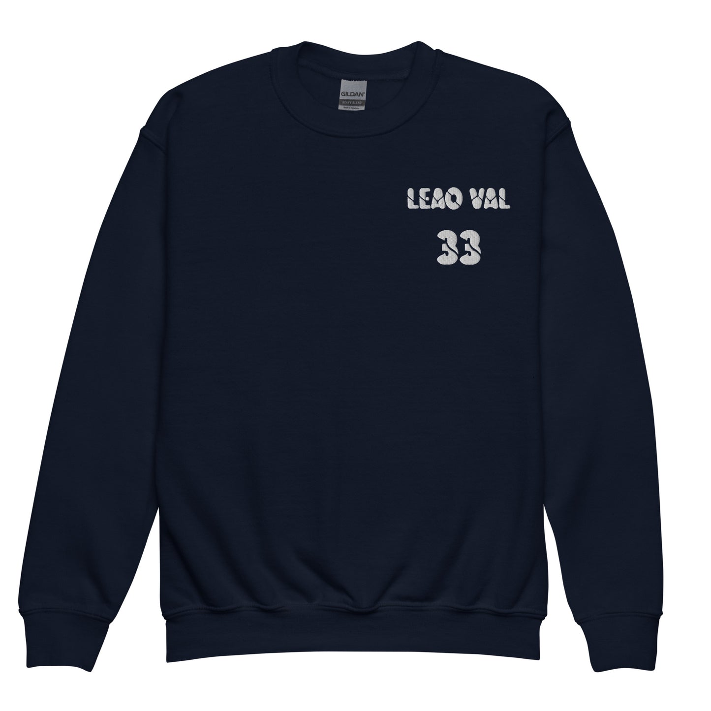Kids Navy 33 Crewneck Sweatshirt